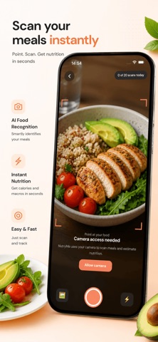 NutryMe: Nutrition Tracker Screenshot 2 of 5