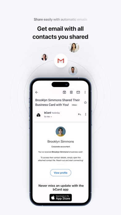 bCard: Digital Business Card Screenshot