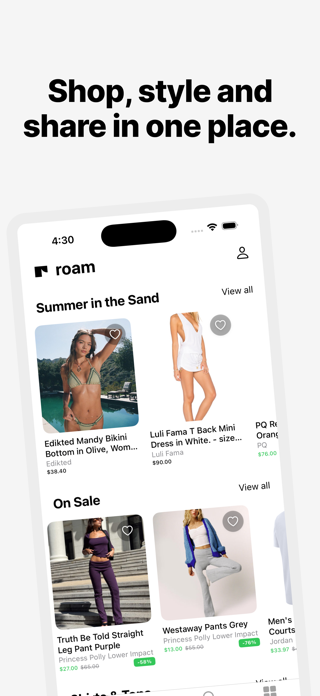 Roam Shopping Screenshot 1 of 5