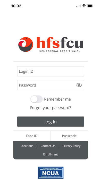 HFS Federal Credit Union Screenshot