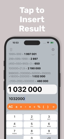 Clear Calc – Native Calculator screenshot