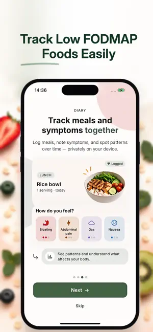 FODMAP Diet & IBS Food Guide screenshot 2