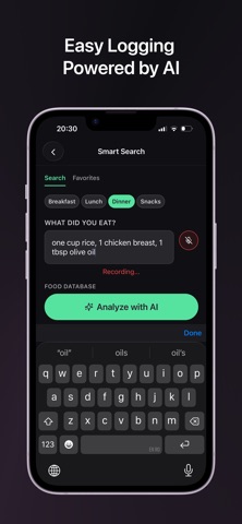 Easy Cals - AI Calorie Tracker Screenshot 2 of 5