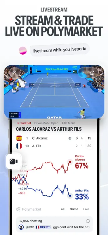 Polymarket: Trade Live Sports screenshot 7 of 8