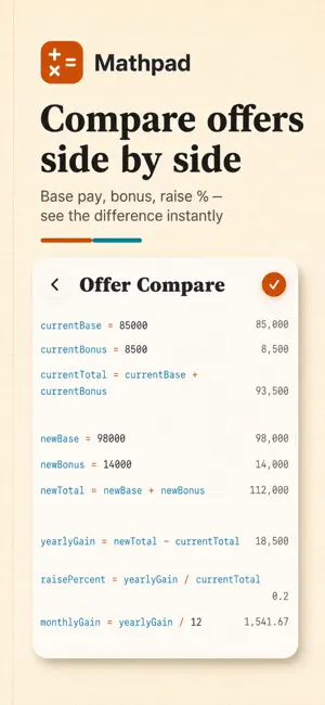 Mathpad: Calculator Notebook screenshot 4