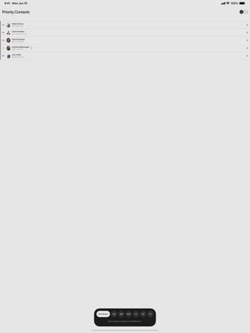 Talklist iPad screenshot