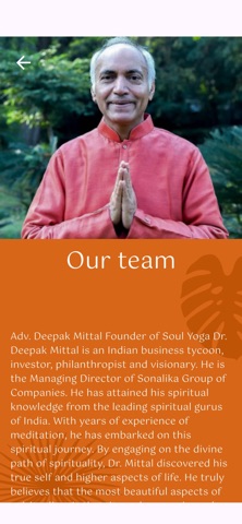 Divine Soul Yoga App screenshot