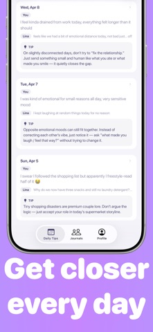 dairi: Shared couples journal Screenshot 2 of 6