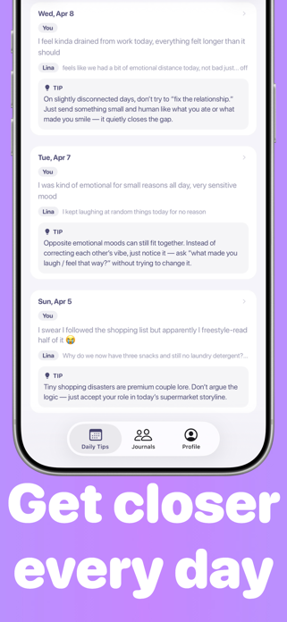 dairi: Shared couples journal Screenshot 2 of 6