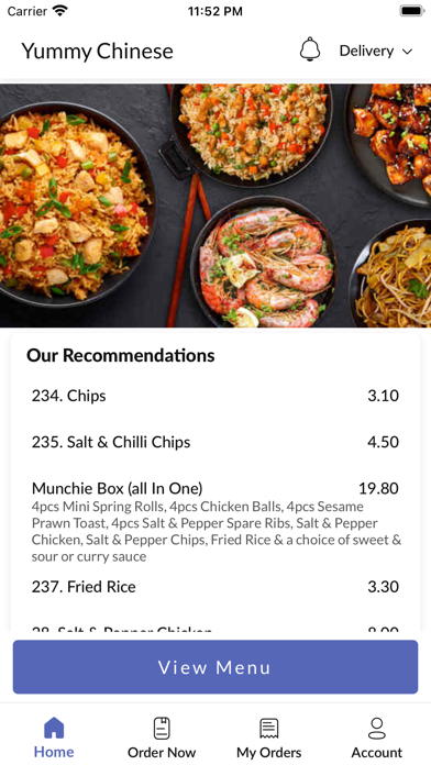 Yummy Chinese. Screenshot