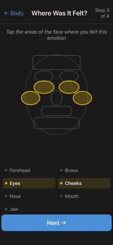 Emotional Balance Journal iPhone screenshot
