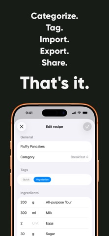 Dead Simple Cookbook screenshot