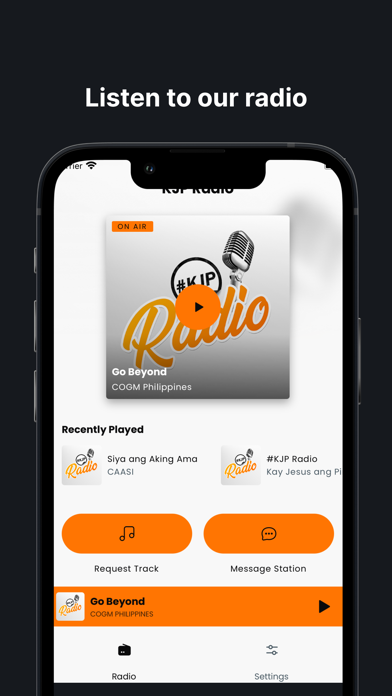 KJP Radio Screenshot 1 - AppWisp.com KJP Radio Screenshot 1 - AppWisp.com
