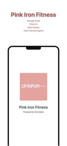 Pink Iron Fitness iPhone screenshot
