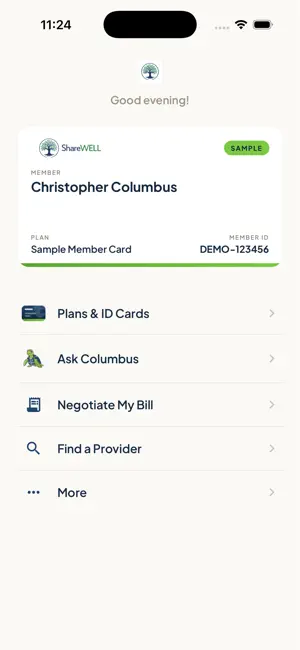 ShareWELL Health screenshot 1