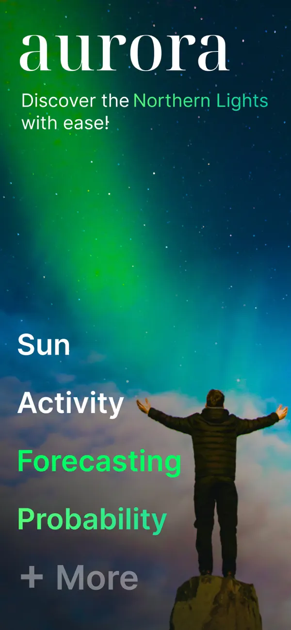 Screenshot #1 pour Aurora Alerts & Forecast