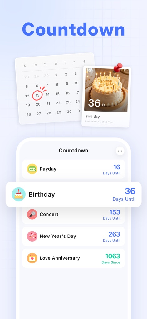 TickTick:To-Do List & Calendar - Event Countdown Tracker