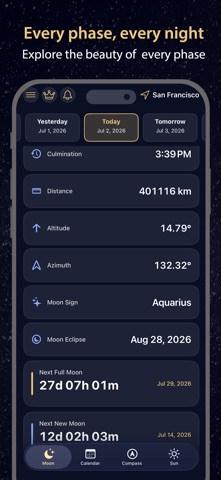 Moon Phases: My Lunar Calendar screenshot