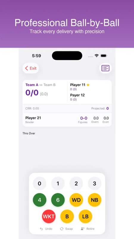 CricketScorer screenshot 2 of 5