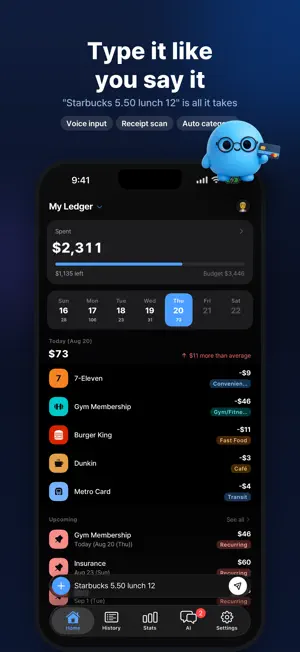 Payto - AI Expense Tracker screenshot 1