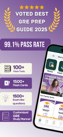 GRE Prep guide 2026 - GreFocus Screenshot 1 of 10