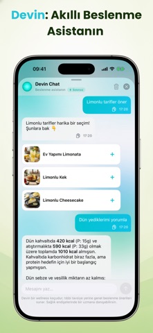 DevinFit: AI Kalori Sayacı screenshot