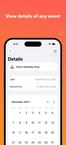 Days Till by E-String Screenshot 2 of 5