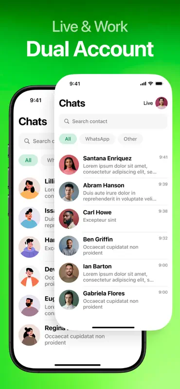 Dual Messenger for WhatsAppㅤ screenshot 1 of 10