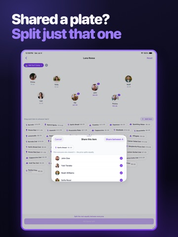 Call It Even: Split Expenses iPad screenshot