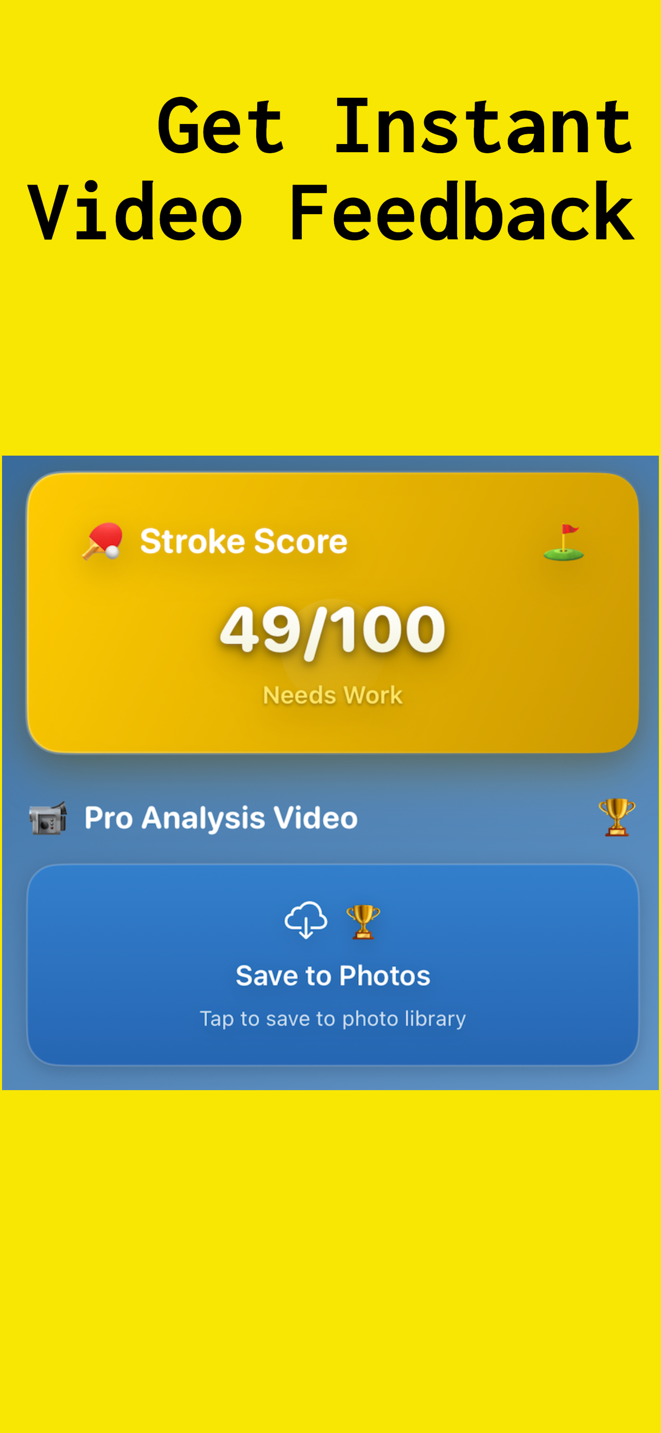 Pickleball Stroke Analyzer