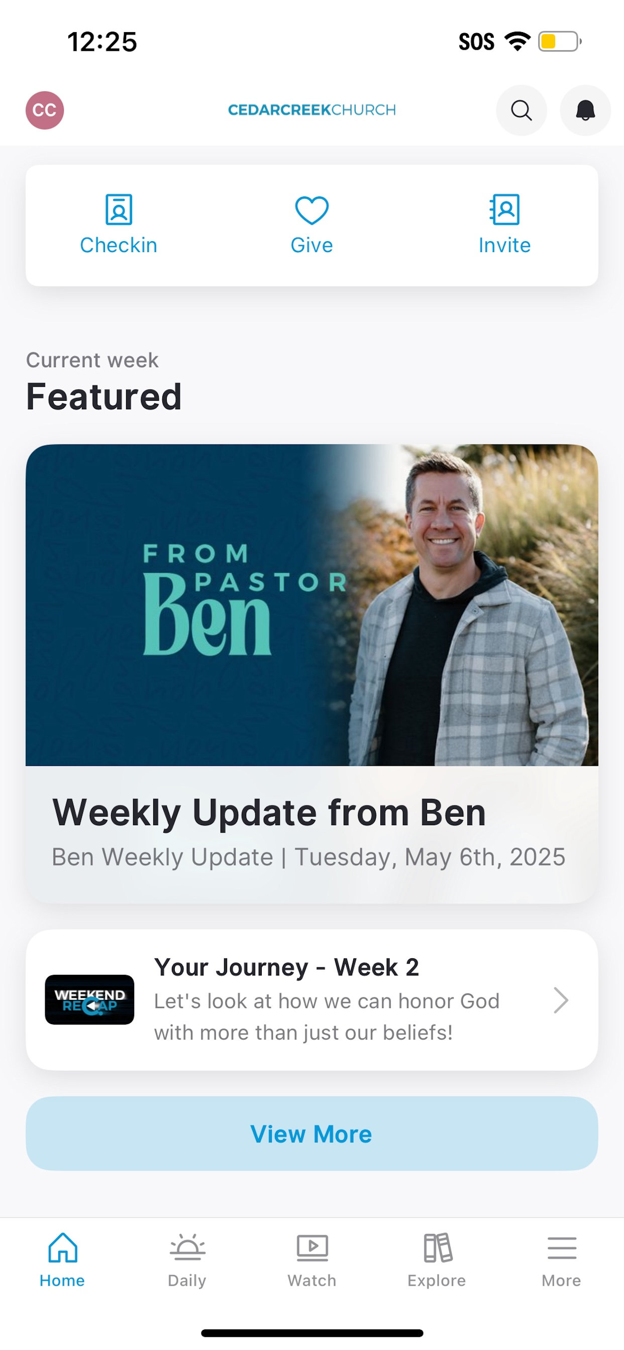CedarCreek Church App