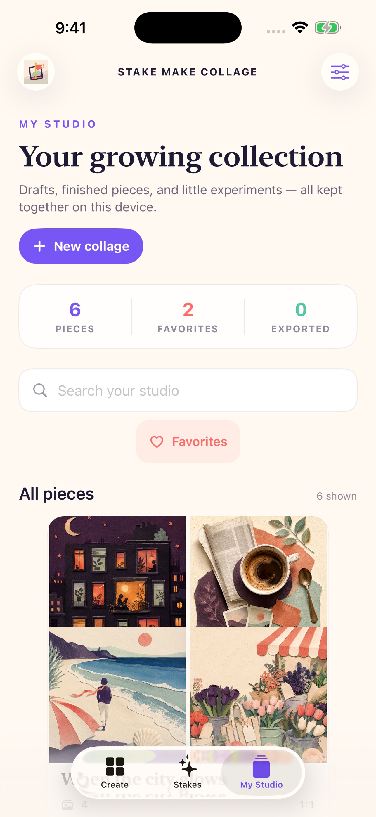 Screenshot 2 of Stake Make Collage