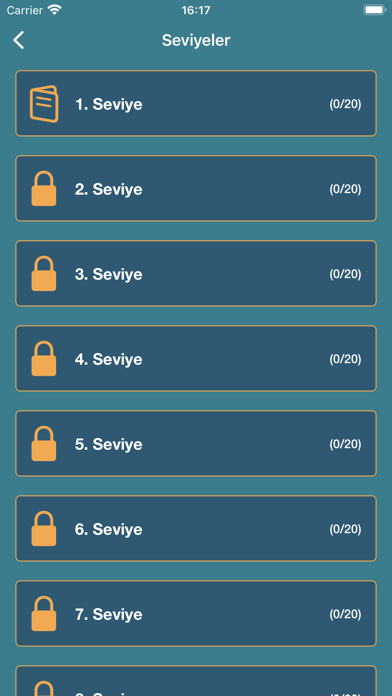 YDS Kelime Kartları Screenshot