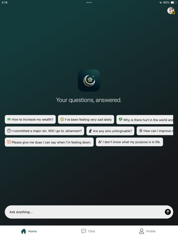 Ilm AI Quran iPad screenshot 1 - Reference app