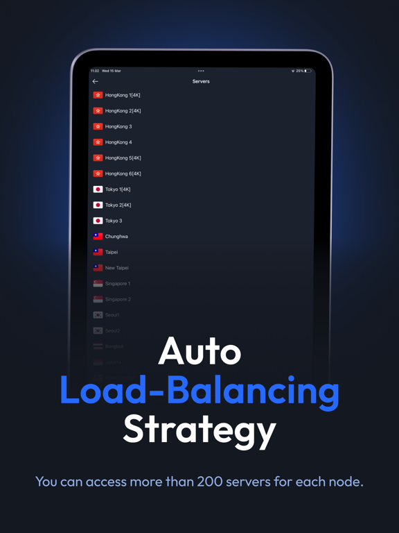 Anycast VPN - Fast & Secure iPad screenshot 3 - Utilities app