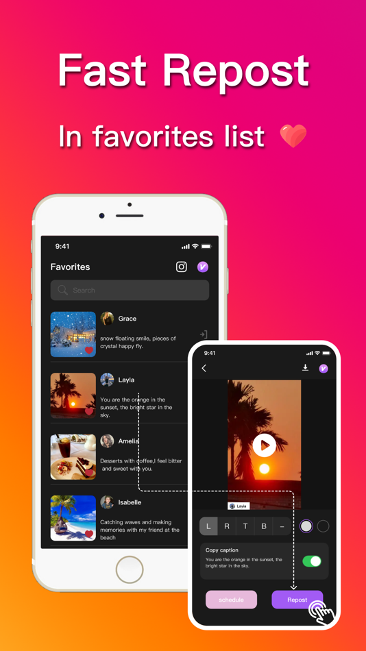 #7. Repost - Video Repost & Editor (iOS) بواسطة: 建国 盛