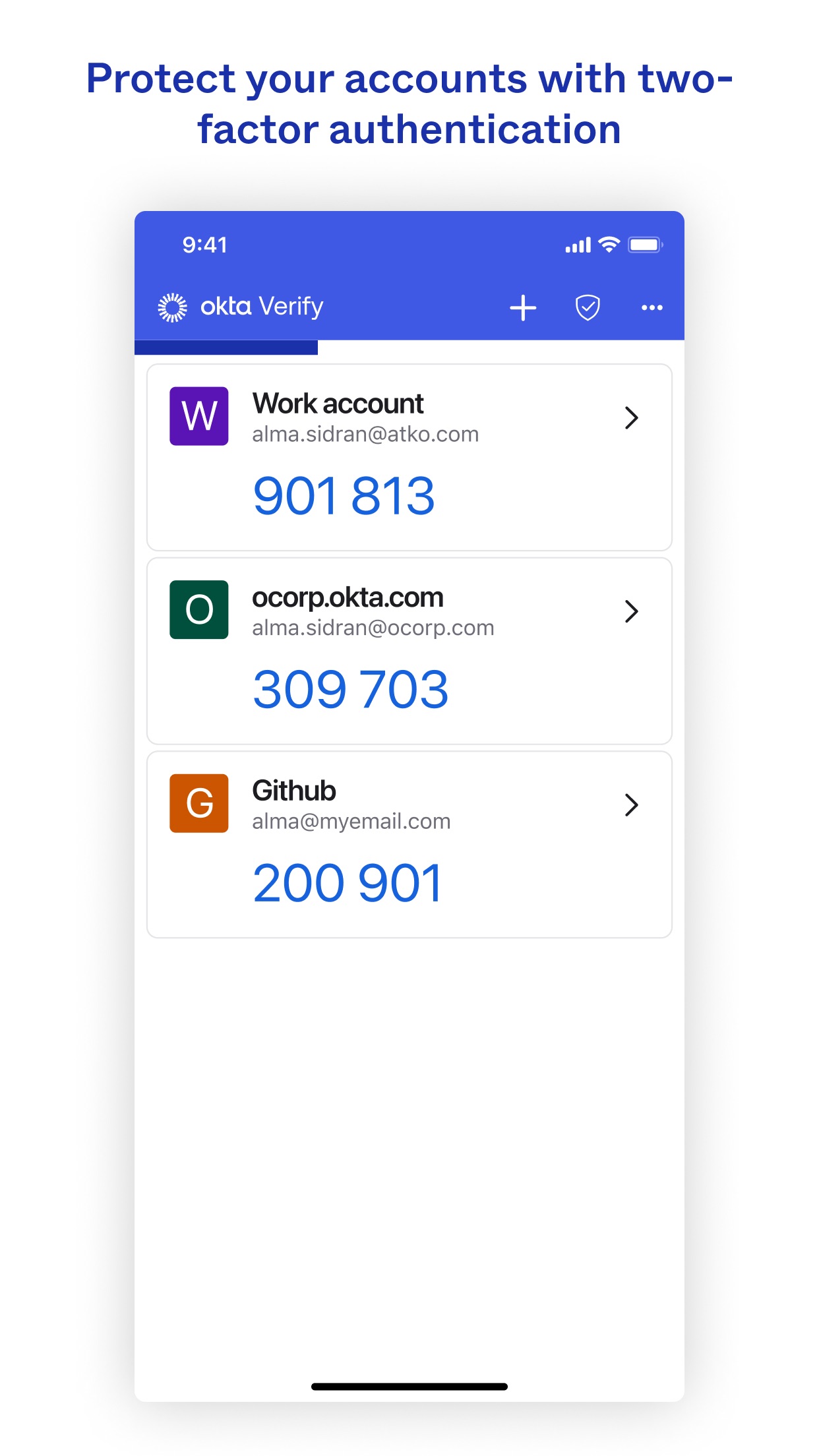 Okta Verify screenshot 2