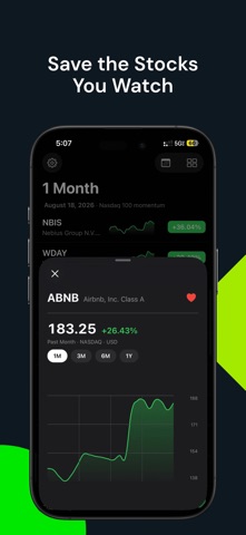 Momex - Nasdaq Stock Tracker Screenshot 5 of 6