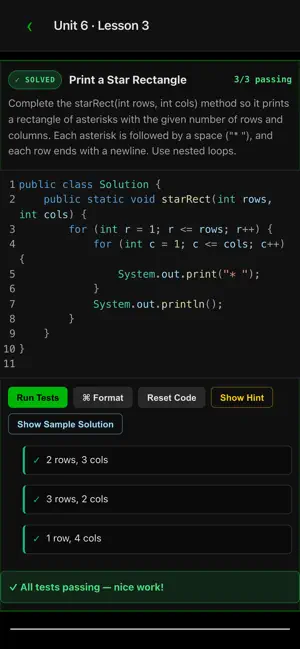 CS++ Intro to Java screenshot 1