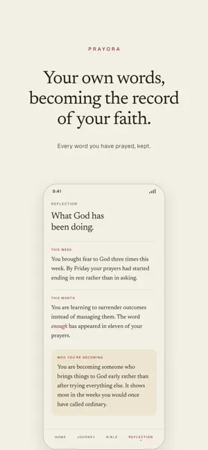 Prayora - Your Faith Mirror screenshot 4