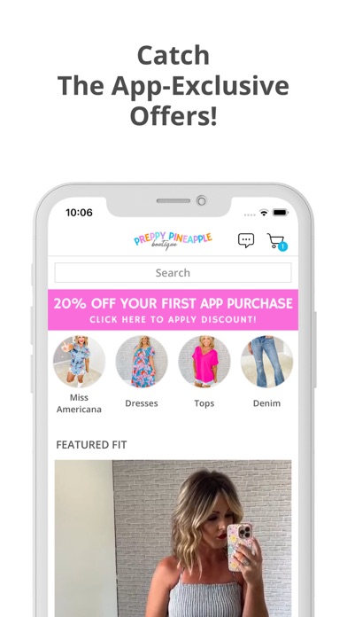 Preppy Pineapple Boutique Screenshot 1 - AppWisp.com Preppy Pineapple Boutique Screenshot 1 - AppWisp.com