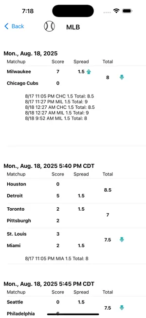 Vegas Odds screenshot 2