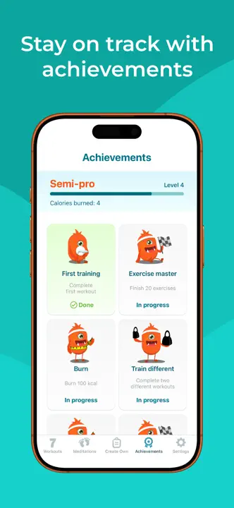 Fitness At Home Workouts Appのスクリーンショット（3/5）