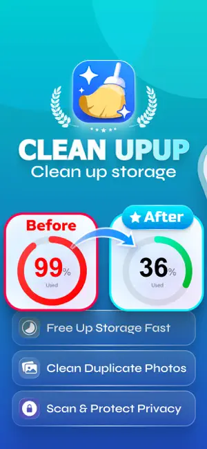 Clean upup -AI Storage Cleaner screenshot 1