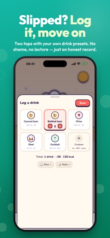 Soberya: Alcohol Tracker Screenshot 6 of 9