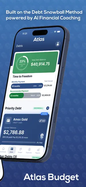 Debt Payoff Plan: Atlas Budget screenshot 2