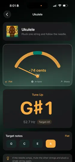 Captura de pantalla de Chuchu Tuner By Marlo en iPhone 5