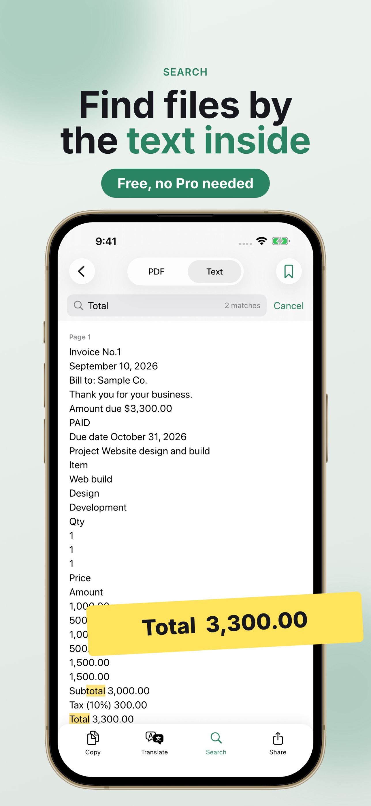 Screenshot 2 of Capy Scan – Calm PDF Scanner