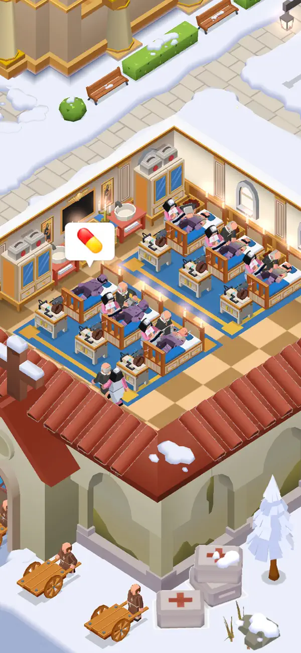Idle Nuns Tycoon iOS Mod IPA screenshot 4 - iOS game interface