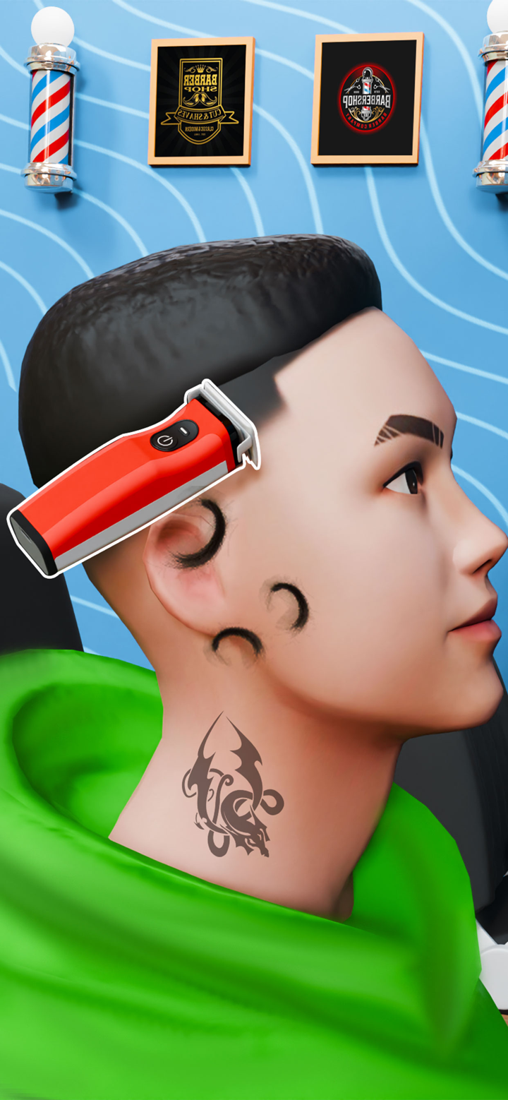 Barber Shop Hair Cutting Games screenshot 1